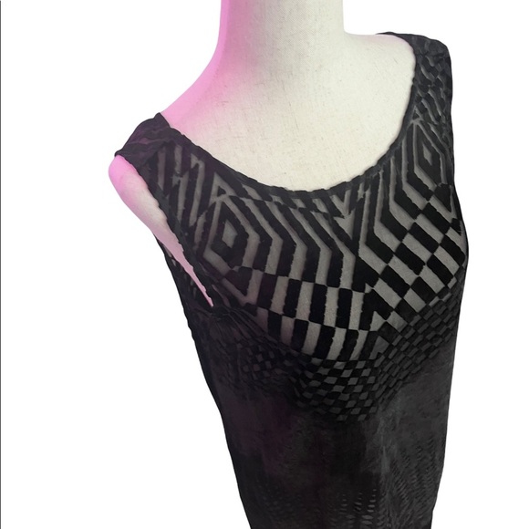 NWT Ella Moss Marlow Burnout Fringe Dress - Picture 6 of 7